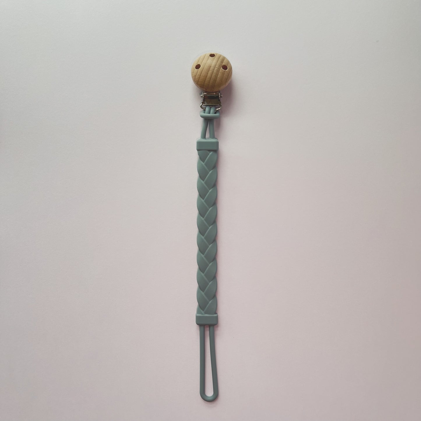 Soother clip - Braided silicone