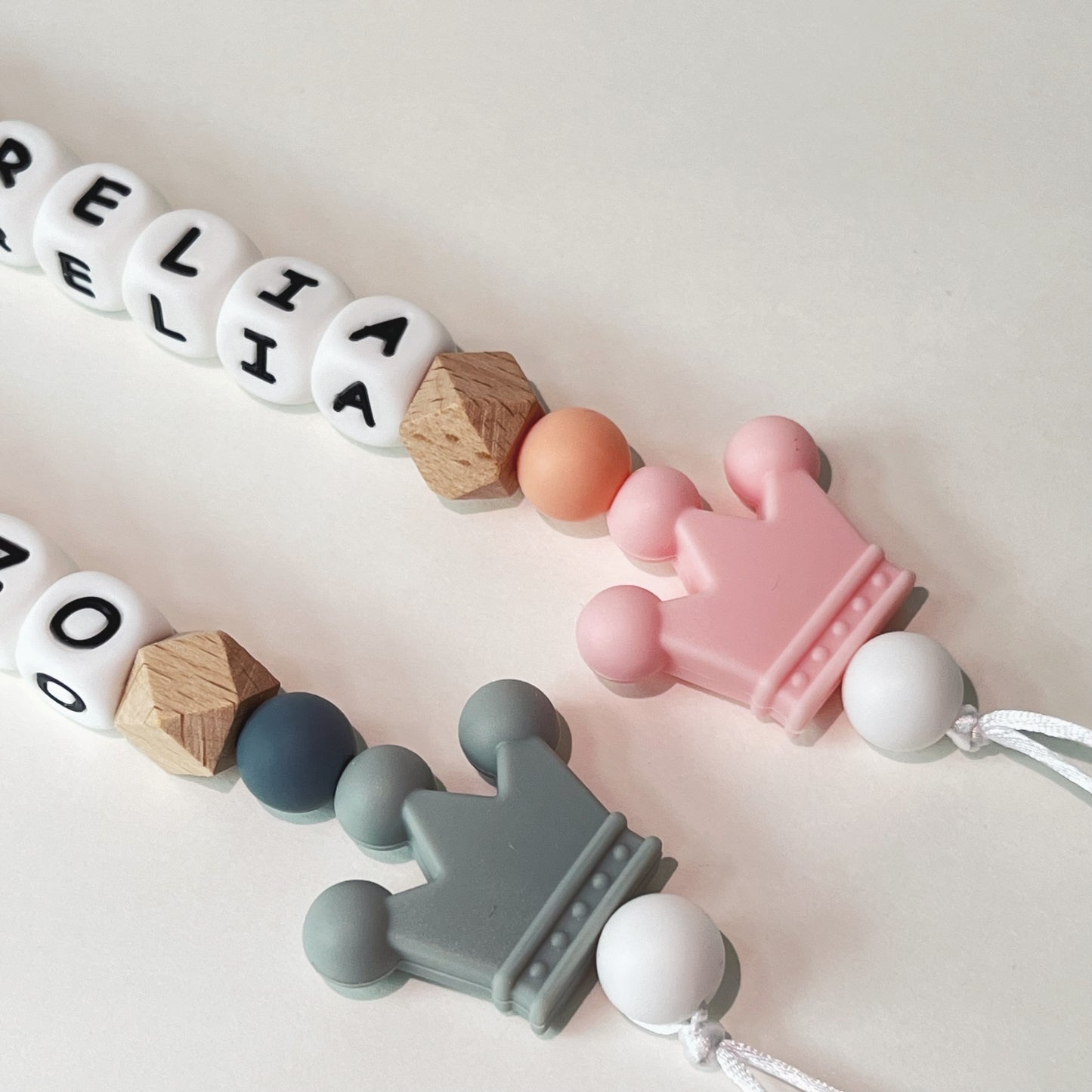 Personalised Soother Clip - Crown