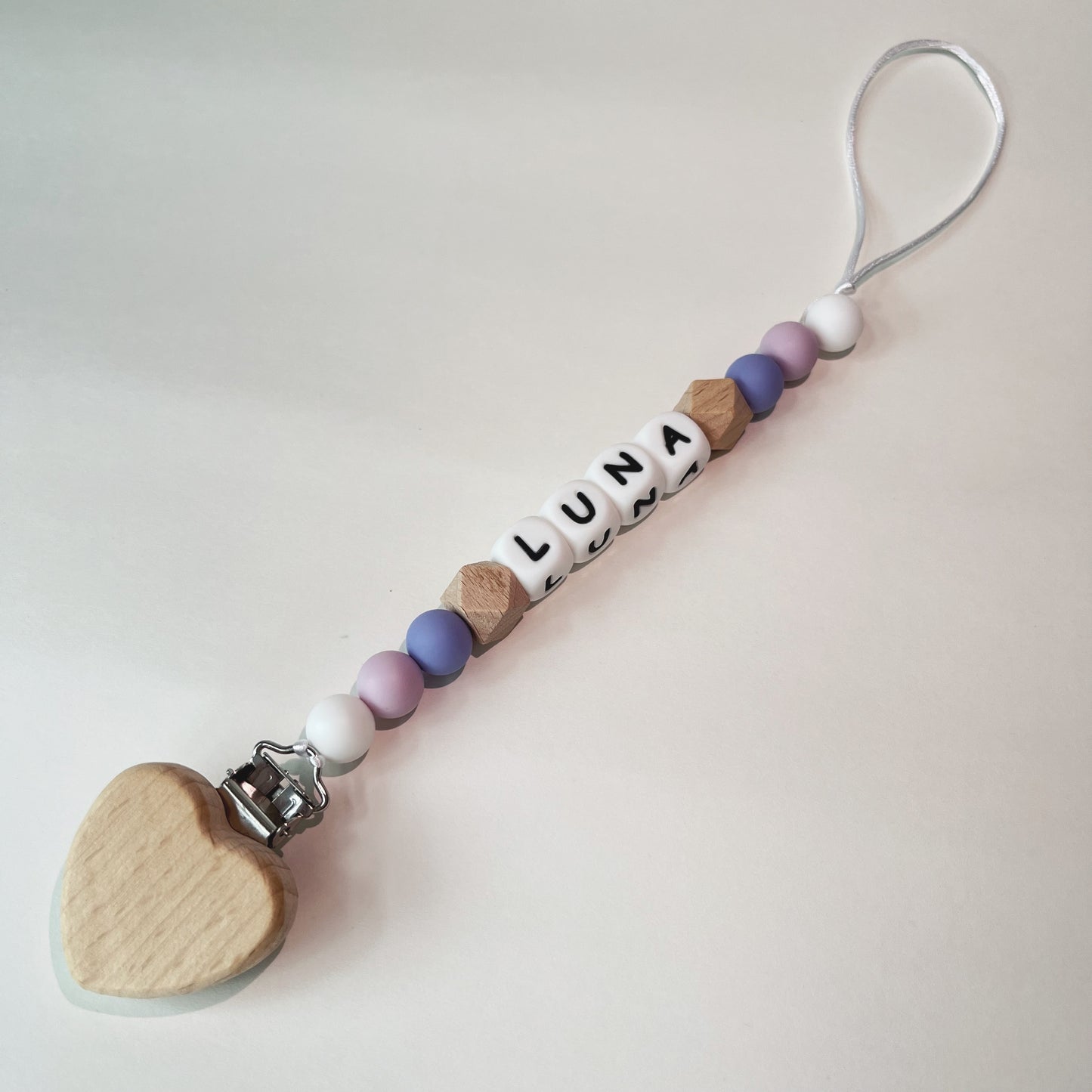 Personalised Soother Clip - Minimalist