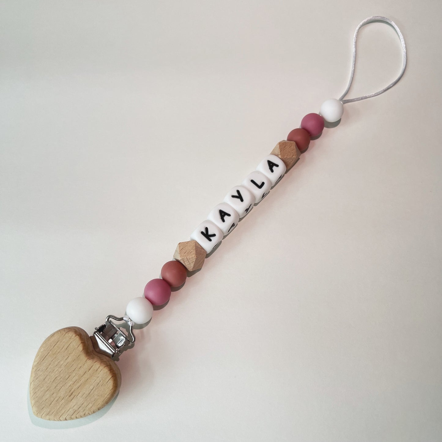 Personalised Soother Clip - Minimalist