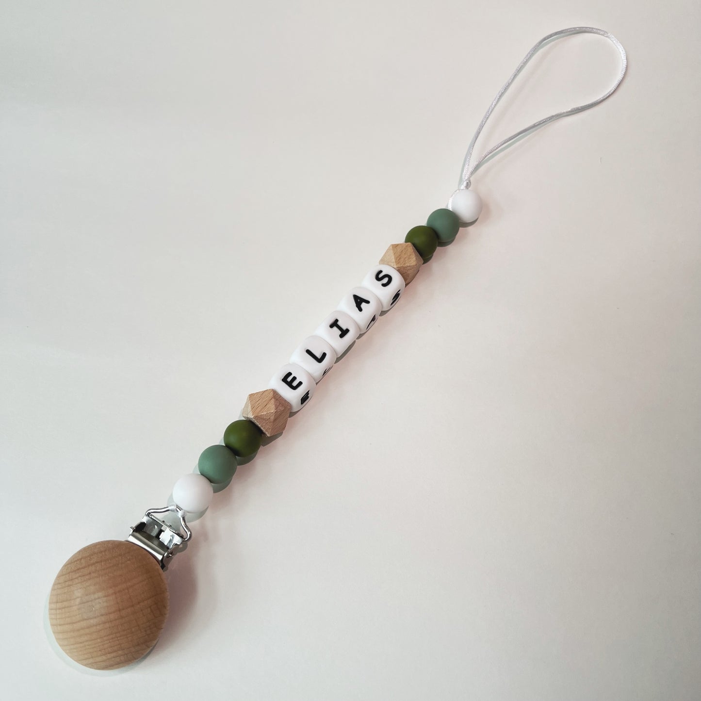 Personalised Soother Clip - Minimalist